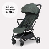 My Babiie MBX2 Compact Stroller - Forest Green