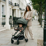 My Babiie MBX2 Compact Stroller - Forest Green