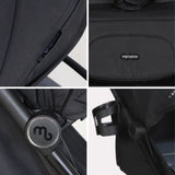 My Babiie MBX6 Auto-Fold Compact Stroller - Black