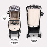 My Babiie MBX6 Compact Stroller - Fawn Leopard