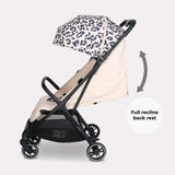 My Babiie MBX6 Compact Stroller - Fawn Leopard