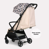 My Babiie MBX6 Compact Stroller - Fawn Leopard