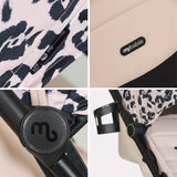 My Babiie MBX6 Compact Stroller - Fawn Leopard