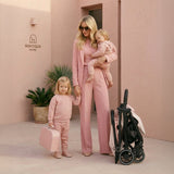 My Babiie MBX6 Compact Stroller - Pink Leopard
