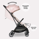 My Babiie MBX6 Compact Stroller - Pink Leopard - Grade B