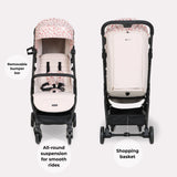 My Babiie MBX6 Compact Stroller - Pink Leopard - Grade A