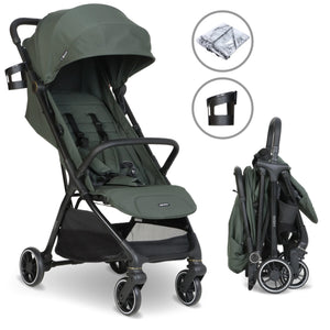My Babiie MBX6 Compact Stroller - Forest Green