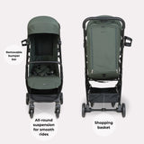 My Babiie MBX6 Compact Stroller - Green - Grade A