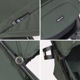My Babiie MBX6 Compact Stroller - Forest Green