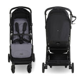 My Babiie MBX7 Plus Auto-Fold Stroller - Black & Grey