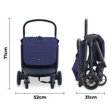 My Babiie MBX7 Plus Auto-Fold Stroller - Indigo