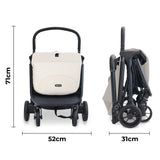 My Babiie MBX7 Plus Auto-Fold Stroller - Ivory