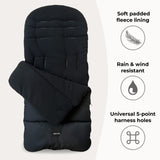 My Babiie Universal Footmuff - Black