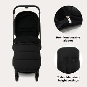 My Babiie Universal Footmuff - Black