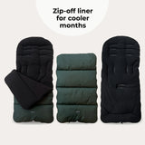 My Babiie Universal Footmuff - Forest Green