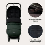 My Babiie Universal Footmuff - Forest Green