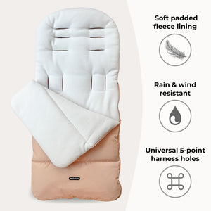 Universal Footmuff - Blush Pink