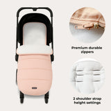 Universal Footmuff - Blush Pink