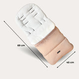 Universal Footmuff - Blush Pink