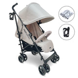 My Babiie MB02 Plus Lightweight Stroller - Oatmeal