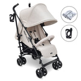 My Babiie MB02 Plus Lightweight Stroller - Oatmeal