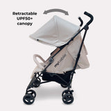 My Babiie MB02 Plus Lightweight Stroller - Oatmeal