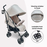 My Babiie MB02 Plus Lightweight Stroller - Oatmeal