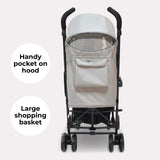 My Babiie MB02 Plus Lightweight Stroller - Oatmeal