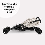 My Babiie MB02 Plus Lightweight Stroller - Oatmeal