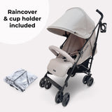 My Babiie MB02 Plus Lightweight Stroller - Oatmeal