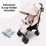 My Babiie MB02 Plus Lightweight Stroller - Pink Leopard