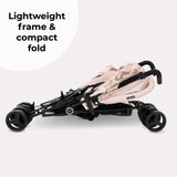 My Babiie MB02 Plus Lightweight Stroller - Pink Leopard