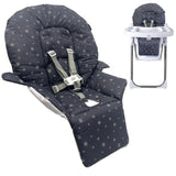 MBHC8 Premium Highchair Seat Cover - Save the Children Navy Festive