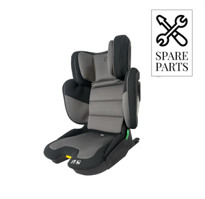 Spare Parts for MBCS23CSD i-Size (100-150cm) Compact High Back Booster Car Seat - Black & Grey Black and Grey Shell Cover - Head