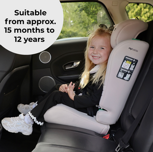 My Babiie MBCS50 Toddler to Booster R129 Car Seat - Pink Leopard