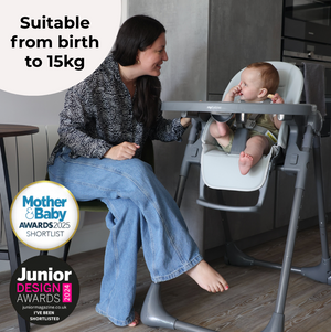 MBHC9 Luxe Highchair from Birth - Grey