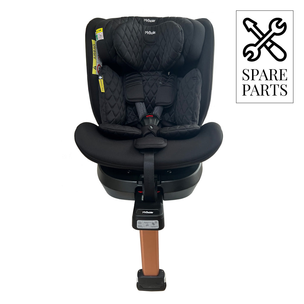 Spare Parts for Billie Faiers iSize Quilted Black Spin Car Seat (40-150cm) MBCSSPINQG