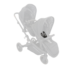 MB33 - Black Leopard Shoulder Pads (pair)