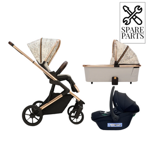 MB500 Shoulder Pads - Rose Gold Marble