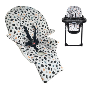 MBHC8 Premium Highchair Seat Cover - Confetti - Grade A