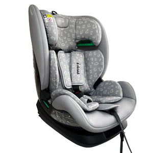 MBCS123 i-Size (76-150cm) Car Seat - Grey Leopard - GRADE A