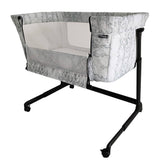 My Babiie Closer Crib - Grey Marble - Grade A