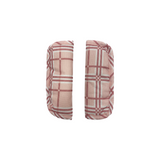 Spare Parts for the Dani Dyer Pink Plaid MB200i Travel System MB200i 2024 - Pink Plaid Car Seat Shoulder Pads (Pair)