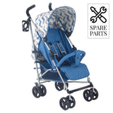 Spare Parts for My Babiie MB02BV - Blue and Grey Chevron Lightweight Stroller