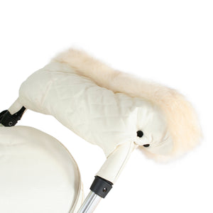 My Babiie fur accessories pushchair stroller hood trims and hand muffs