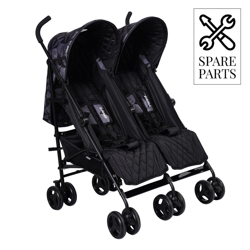 Spare Parts for Dani Dyer MB11 Black Geometric Double Stroller