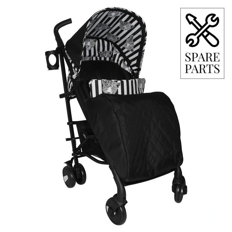 Spare Parts for the Black Leopard Striped YBCOR11 Lightweight Stroller